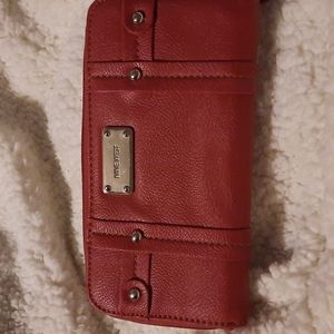 Nine west red women's wallet